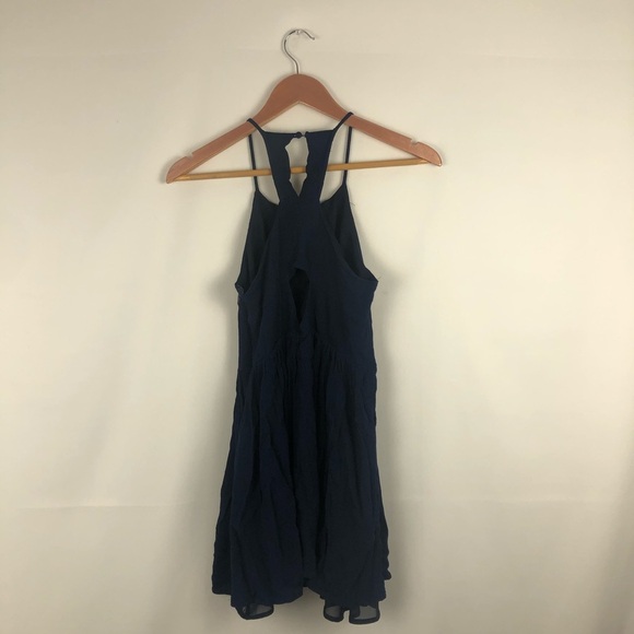 Women's Altar’d State Navy Blue Sleeveless Tank Mini Dress Size Small - Picture 2 of 5